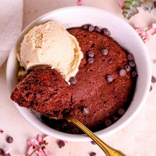 Chocolate Protein Microwave Mug Cake
