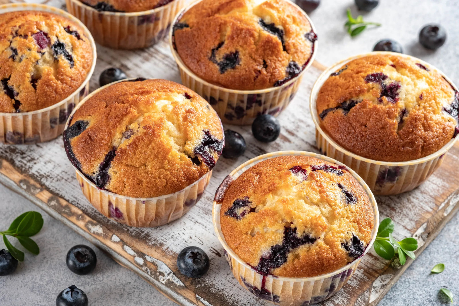 Healthy Blueberry Banana Muffin