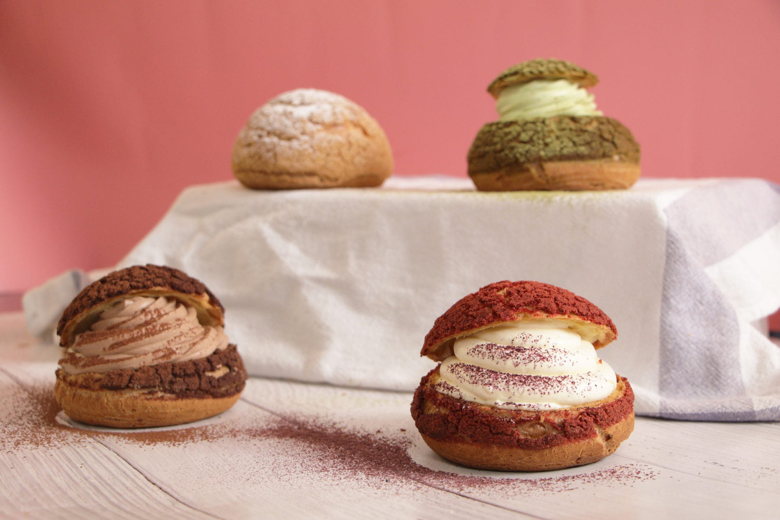 Assorted Choux Au Craquelin