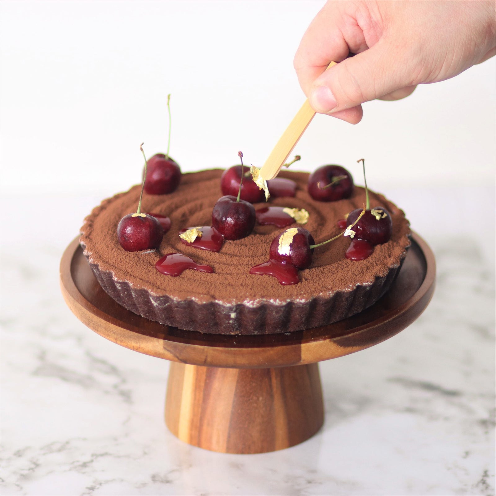 Chocolate Cherry Tart