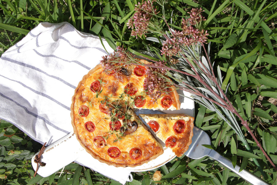 Mushroom Quiche