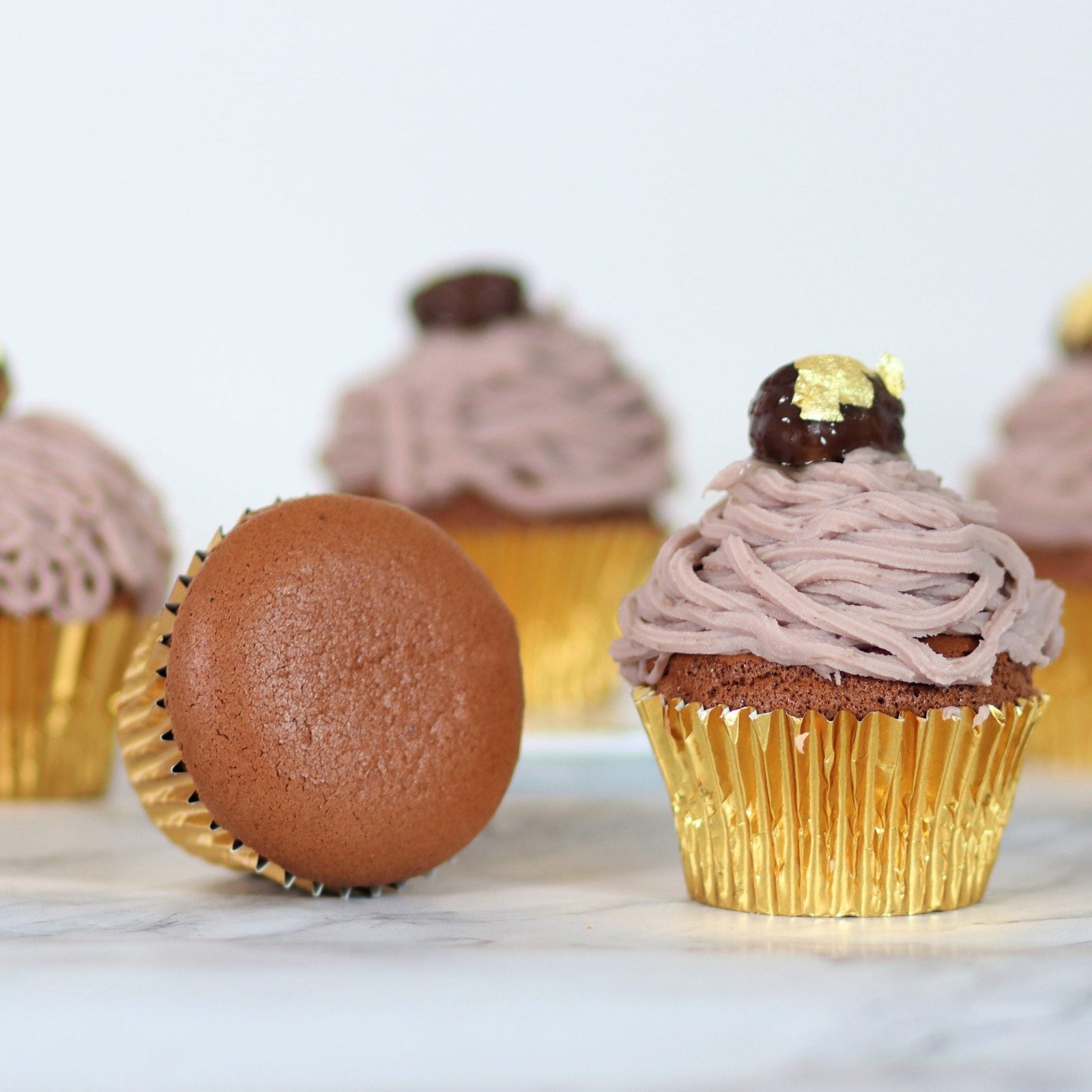 Mont Blanc Cupcake