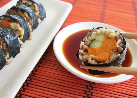 Sesame-Ginger Whole Grain Yam Rolls