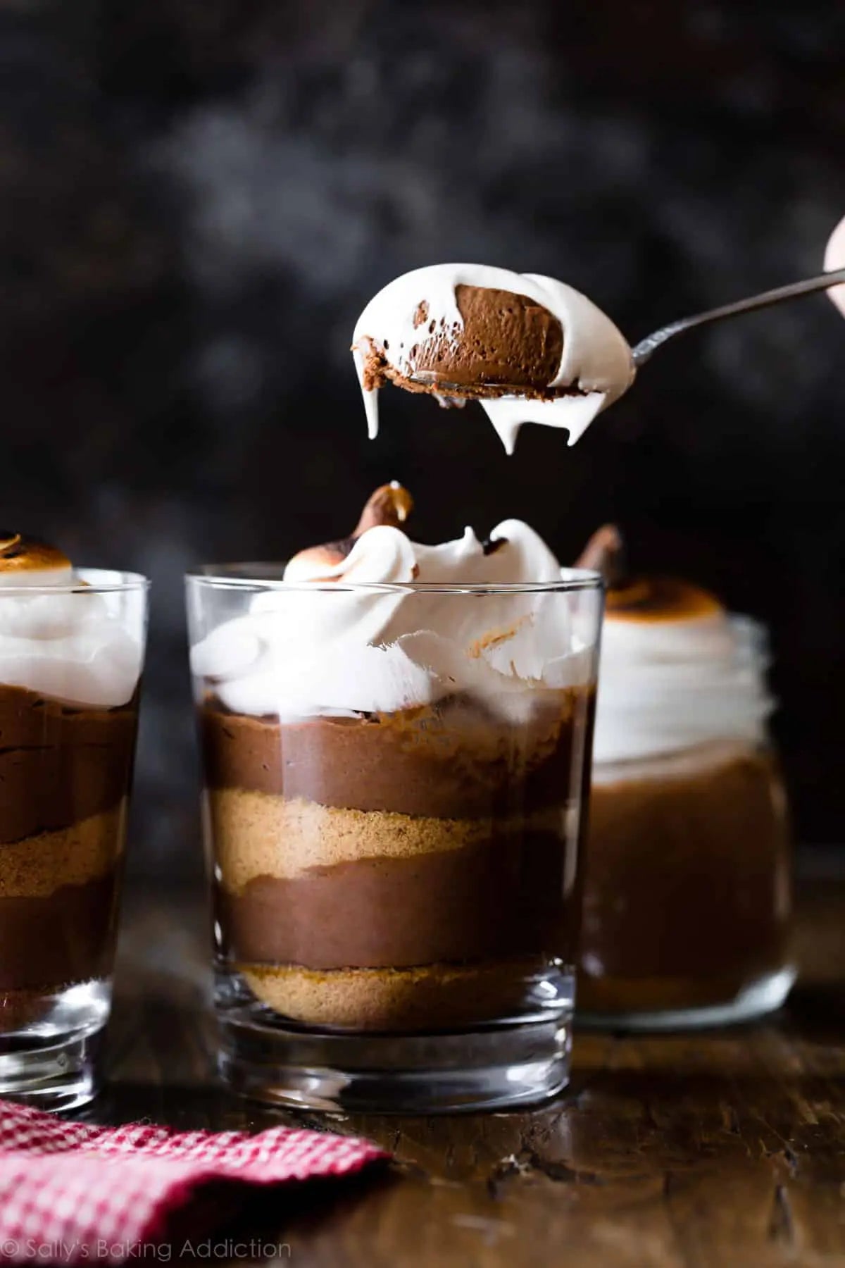 Smores Chocolate Mousse