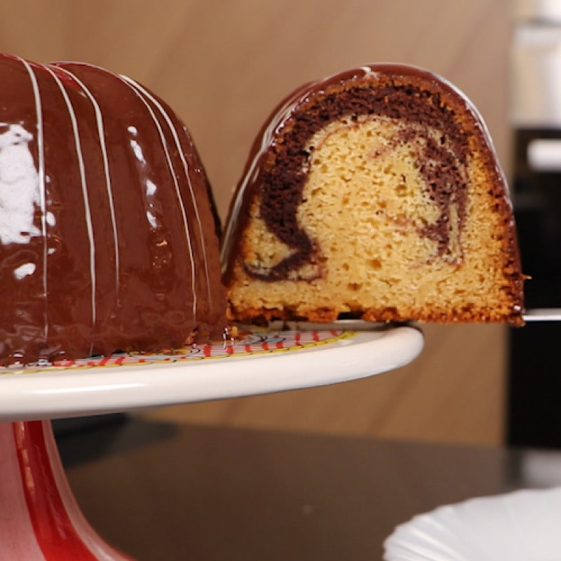 Honey Marble Bundt Cake