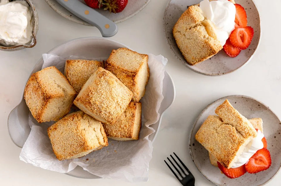 Almond Flour Shortcakes