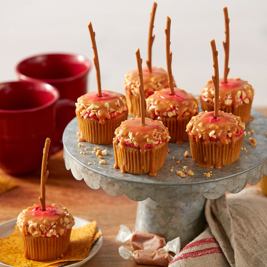 Caramel Apple Fall Cupcakes