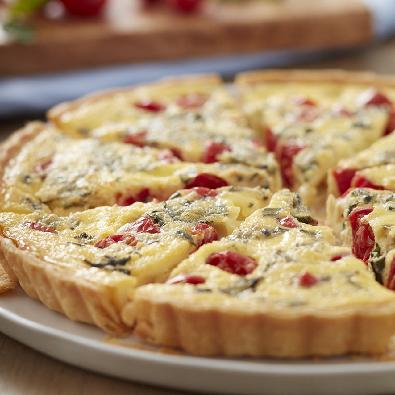 Caprese Quiche