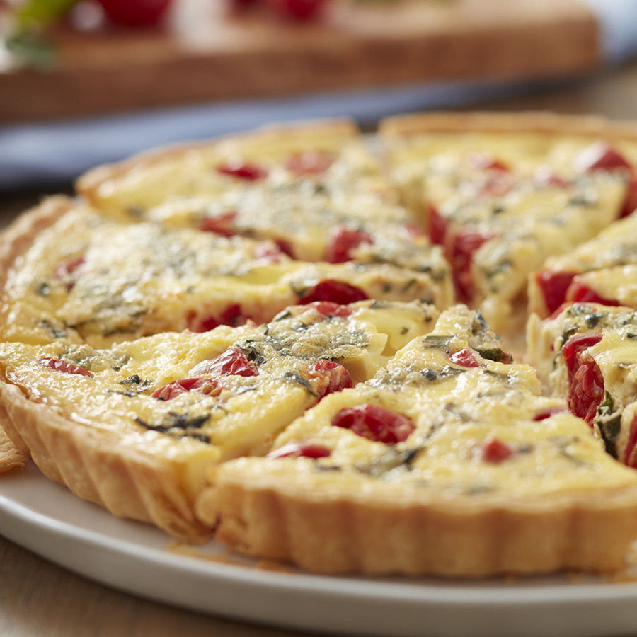 Caprese Quiche
