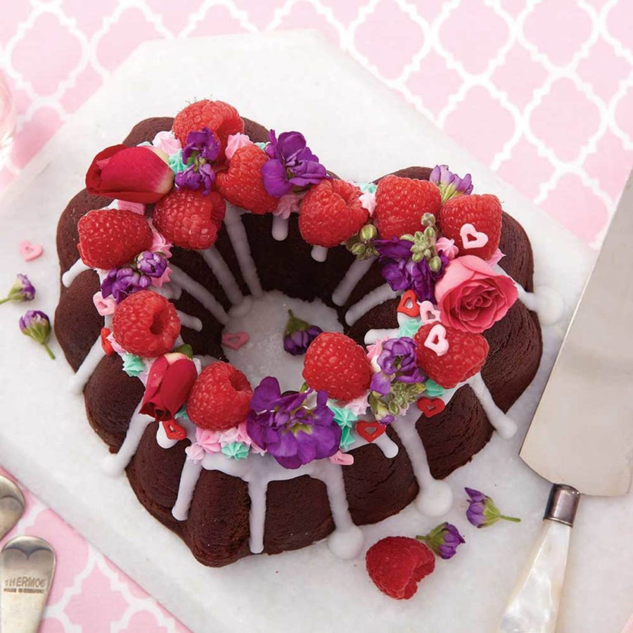 Valentine's Day Heart Chocolate Pound Cake