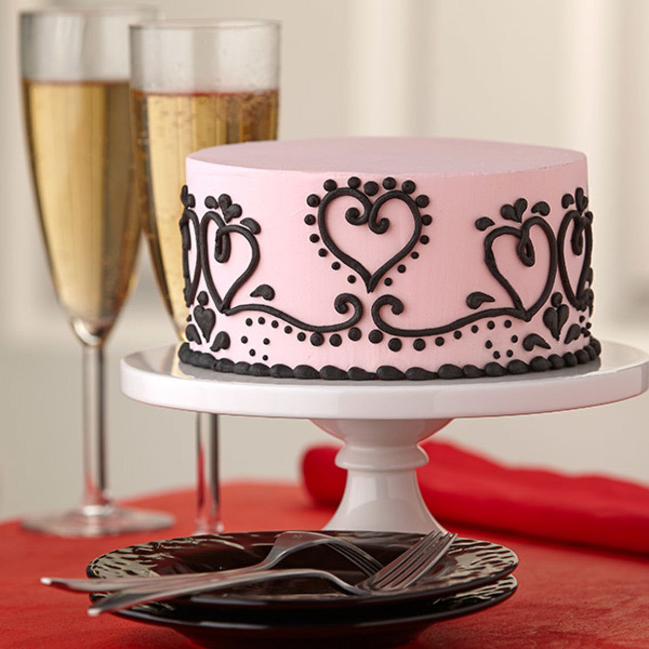 Paisley Passion Valentine Cake