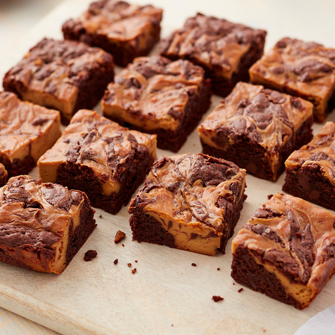 Spiced Dulce de Leche Swirl Brownies