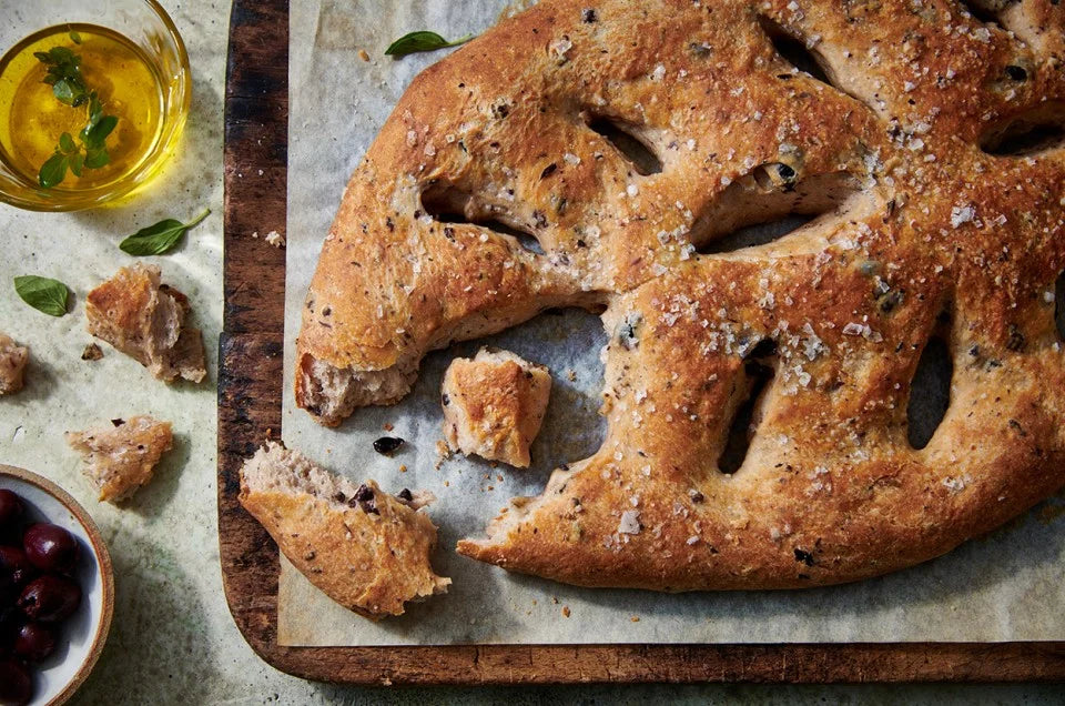 Rustic Olive Flatbread