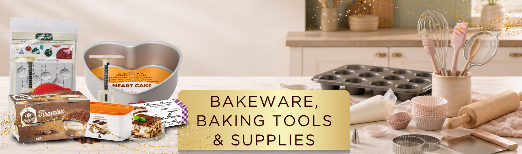 BAKEWARE, BAKING TOOLS & SUPPLIES