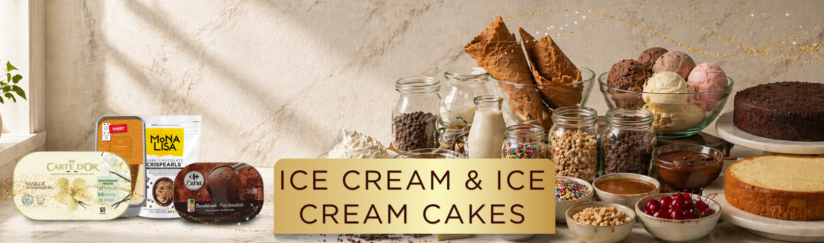 ICE CREAM & ICE CREAM CAKES