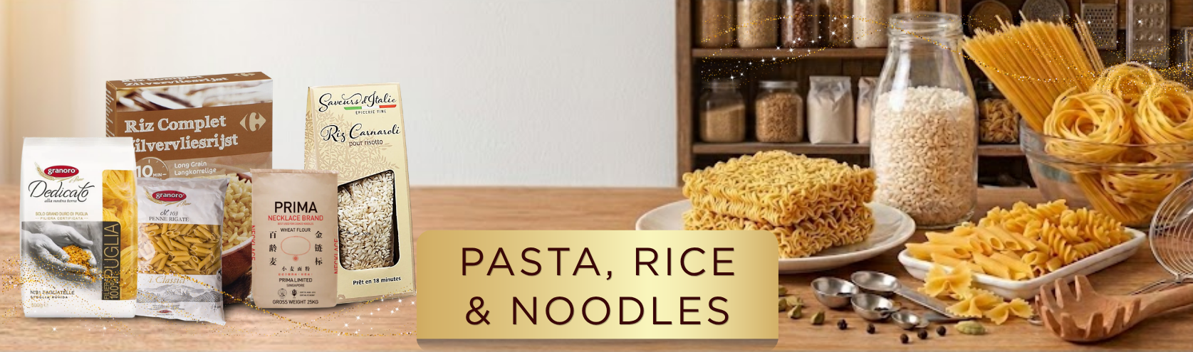 PASTA, RICE & NOODLES