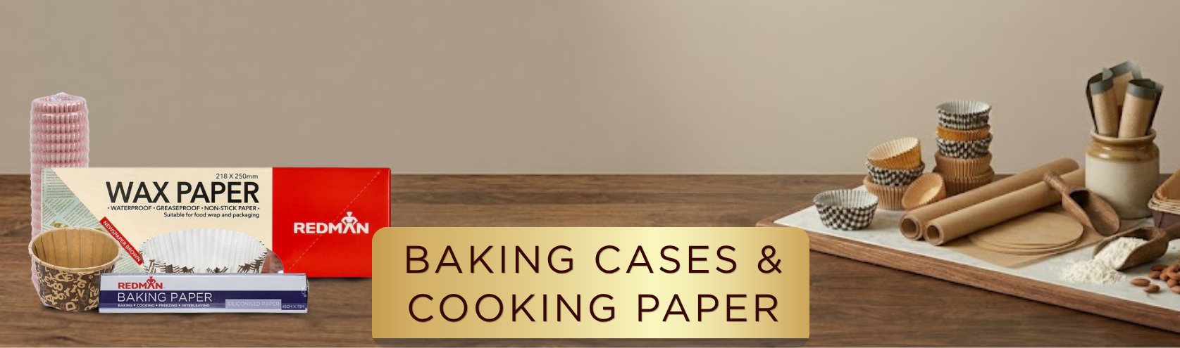 BAKING CASES & COOKING PAPER