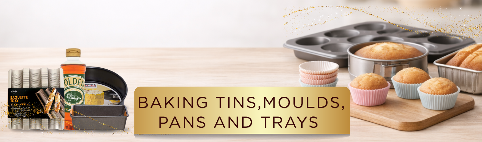 BAKING TINS, MOULDS, PANS & TRAYS