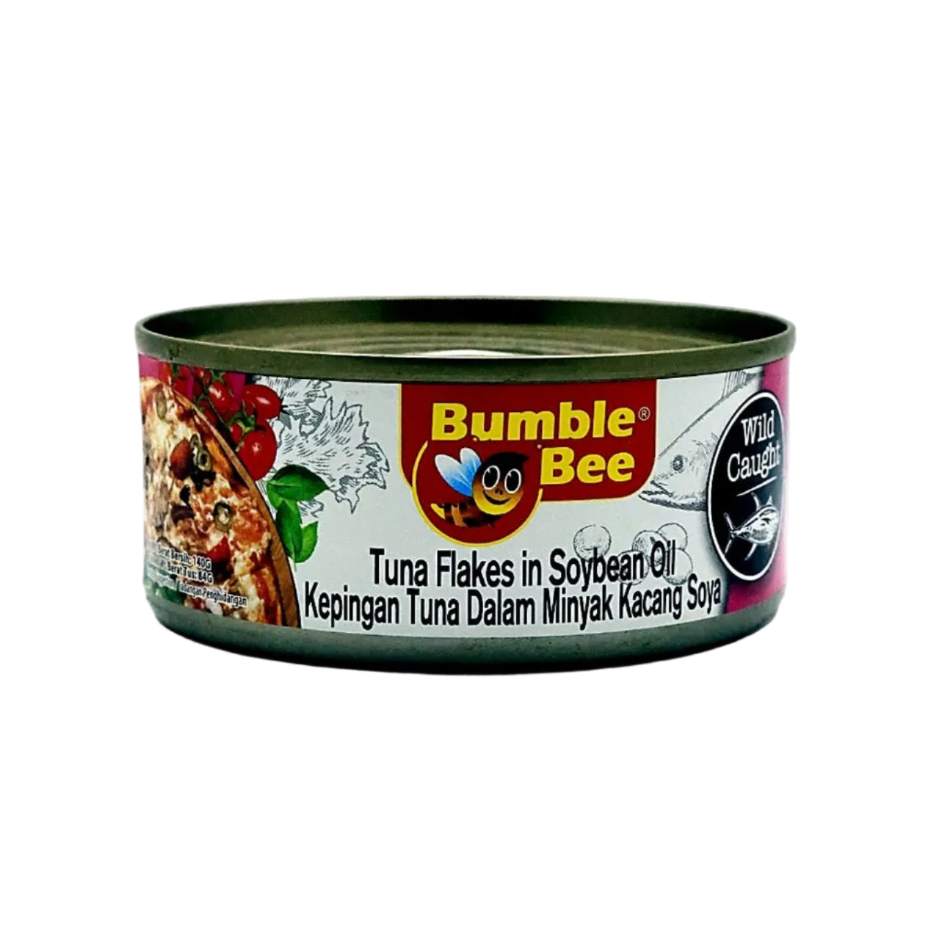 TUNA FLAKE IN SOY OIL 140G