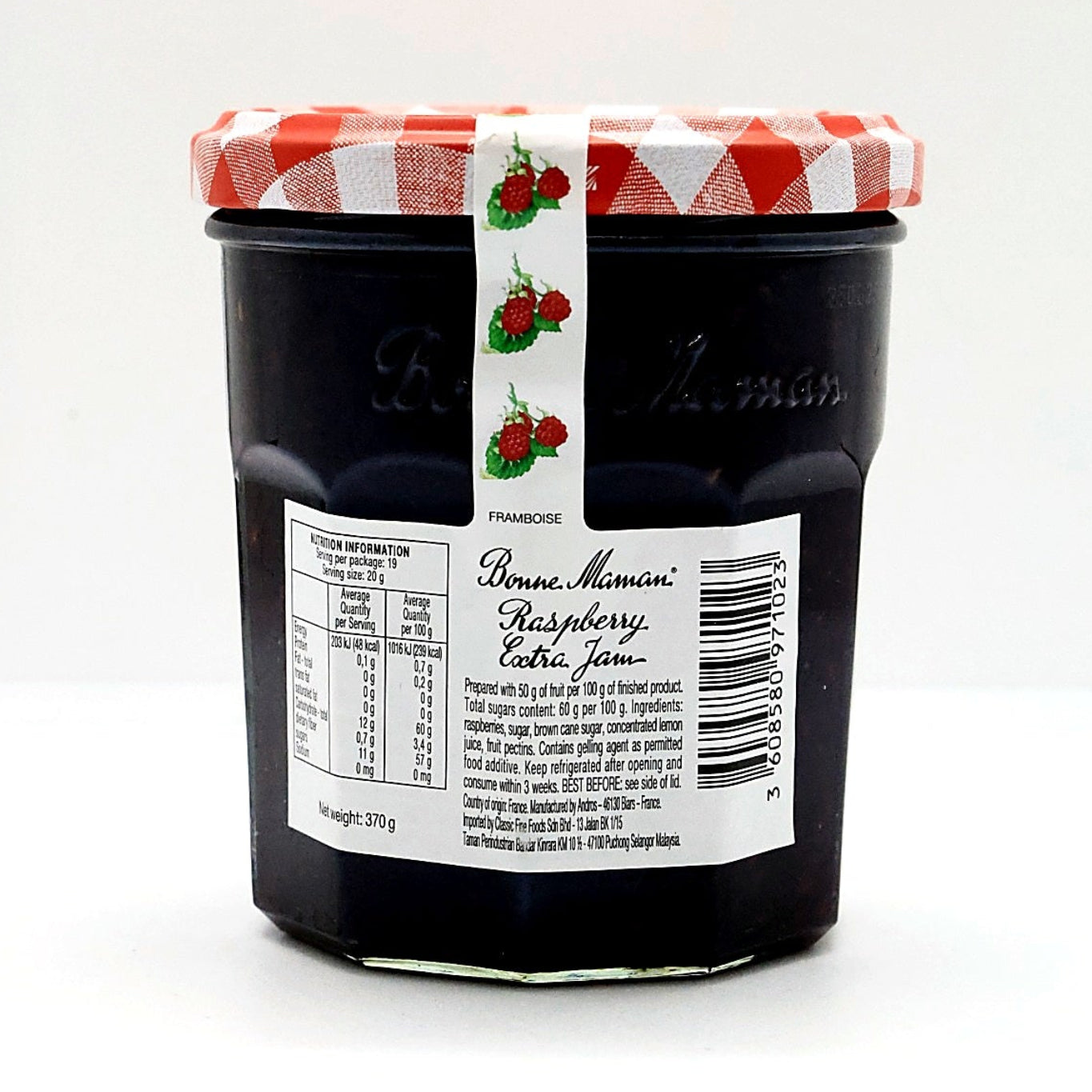 RASPBERRY JAM BM 370G