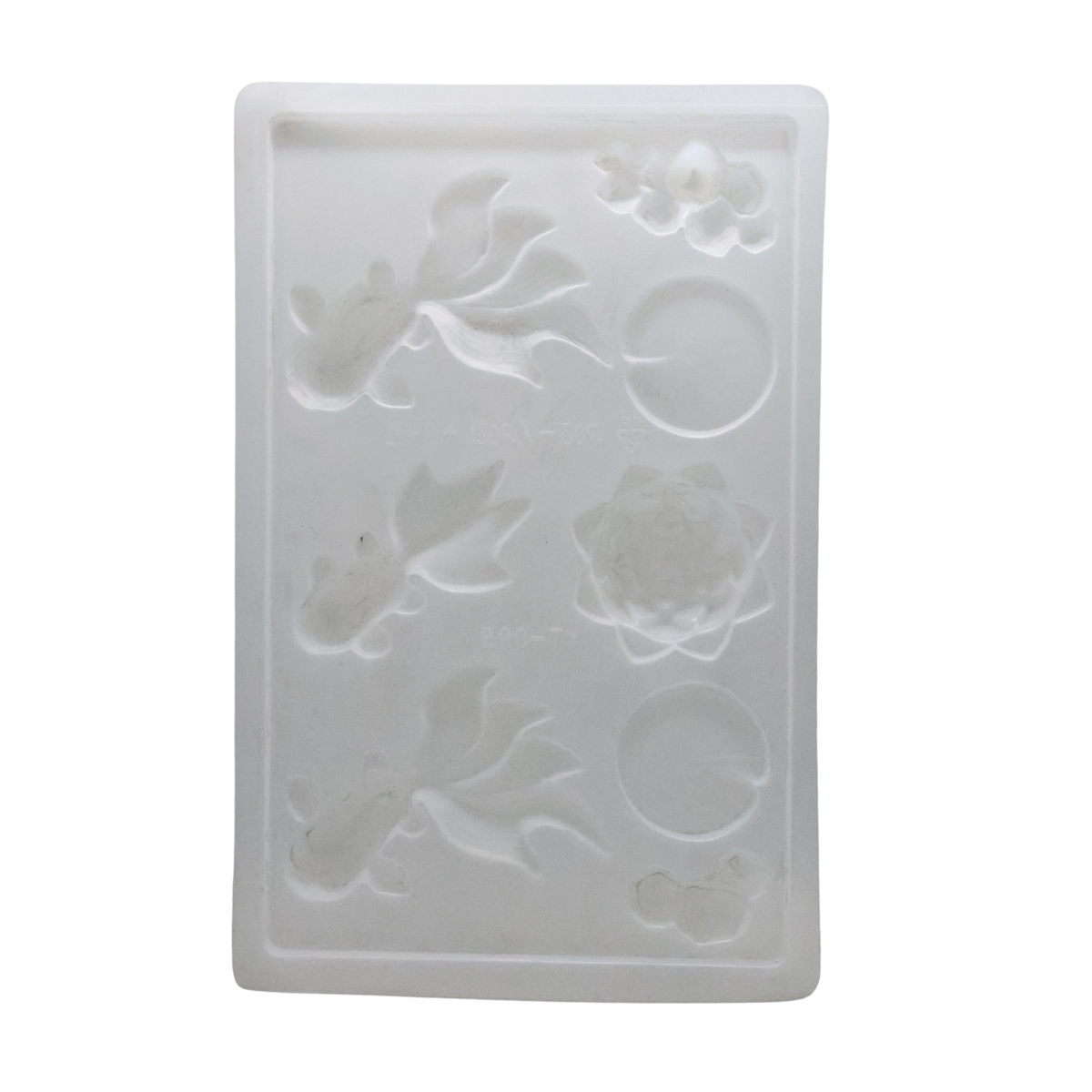 JELLY MOULD 3 GOLD FISH, LOTUS 22-YT095 1PC