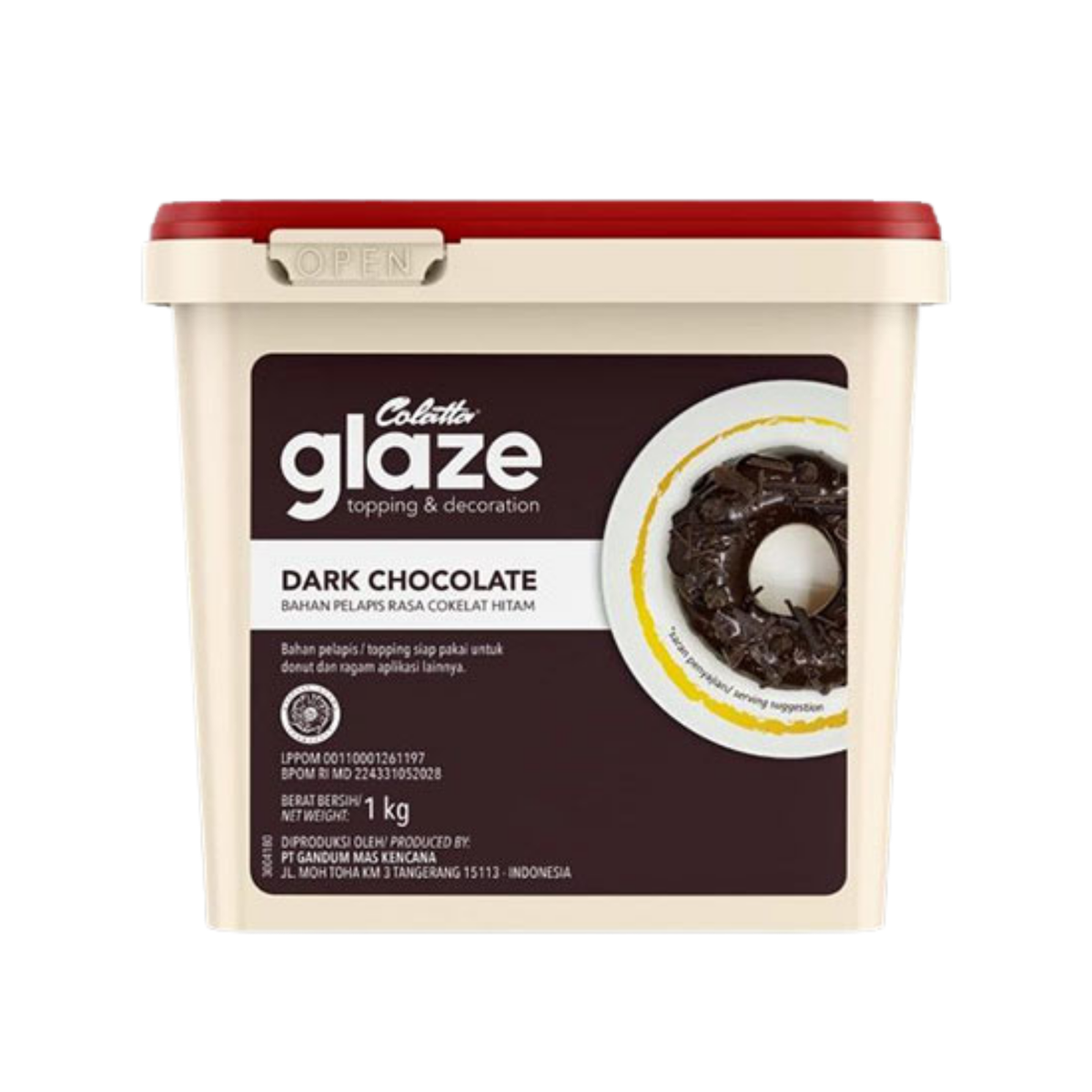 DARK CHOCOLATE GLAZE 1KG