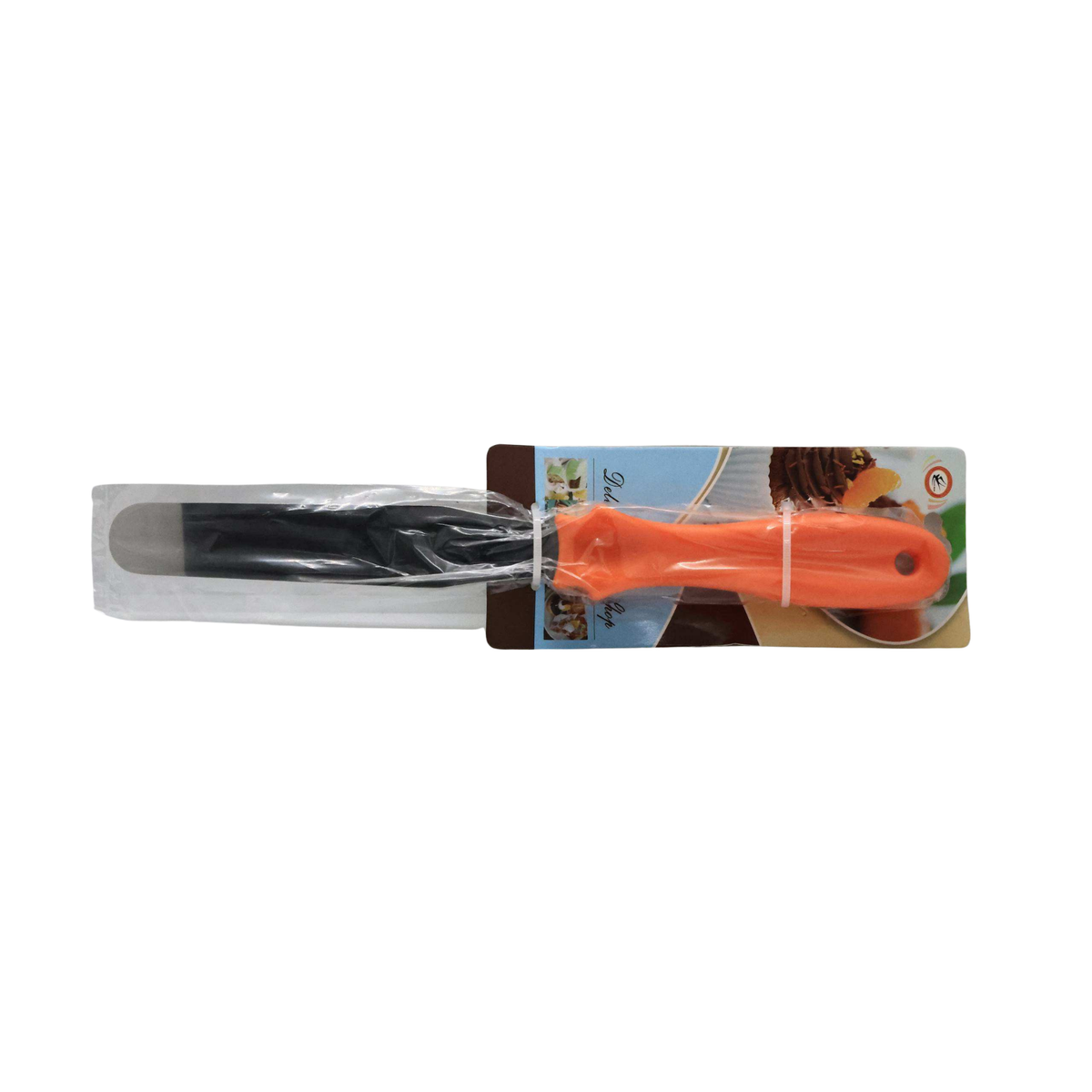 SHP SPATULA STRAIGHT 6" W/ORANGE HDL HK 1PC