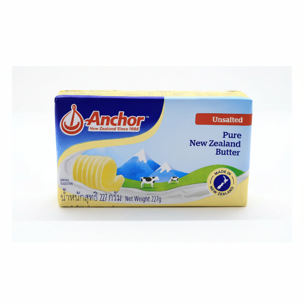 BUTTER UNSALTED 227G