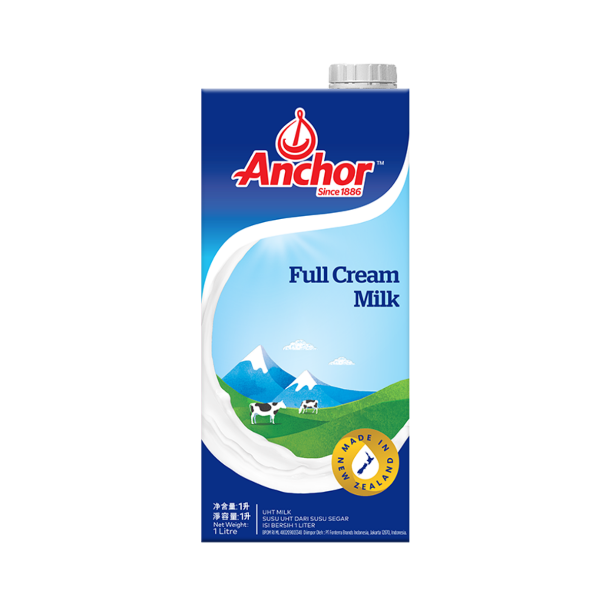 FULL CREAM MILK UHT-ANCHOR 1L