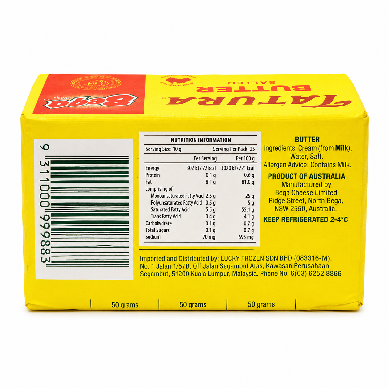 BUTTER SALTED 250G
