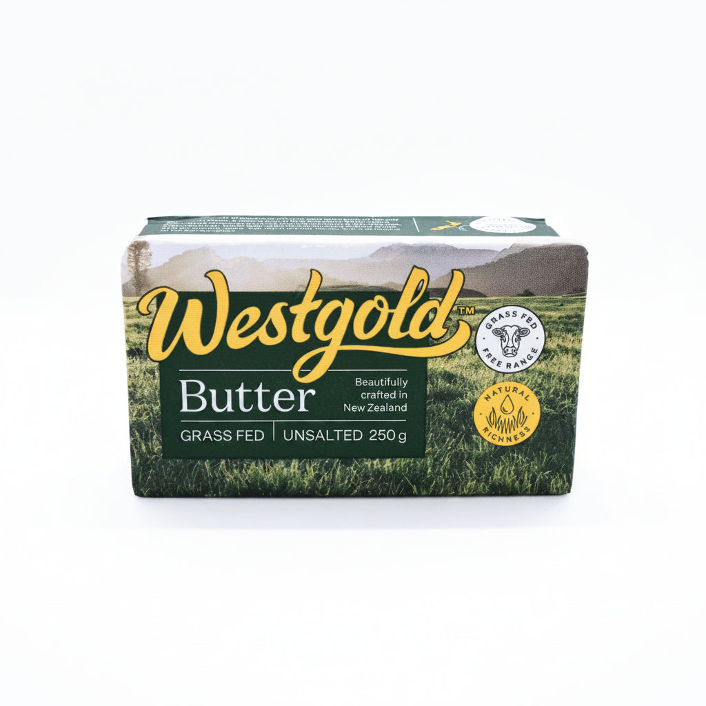 BUTTER UNSALTED 250G