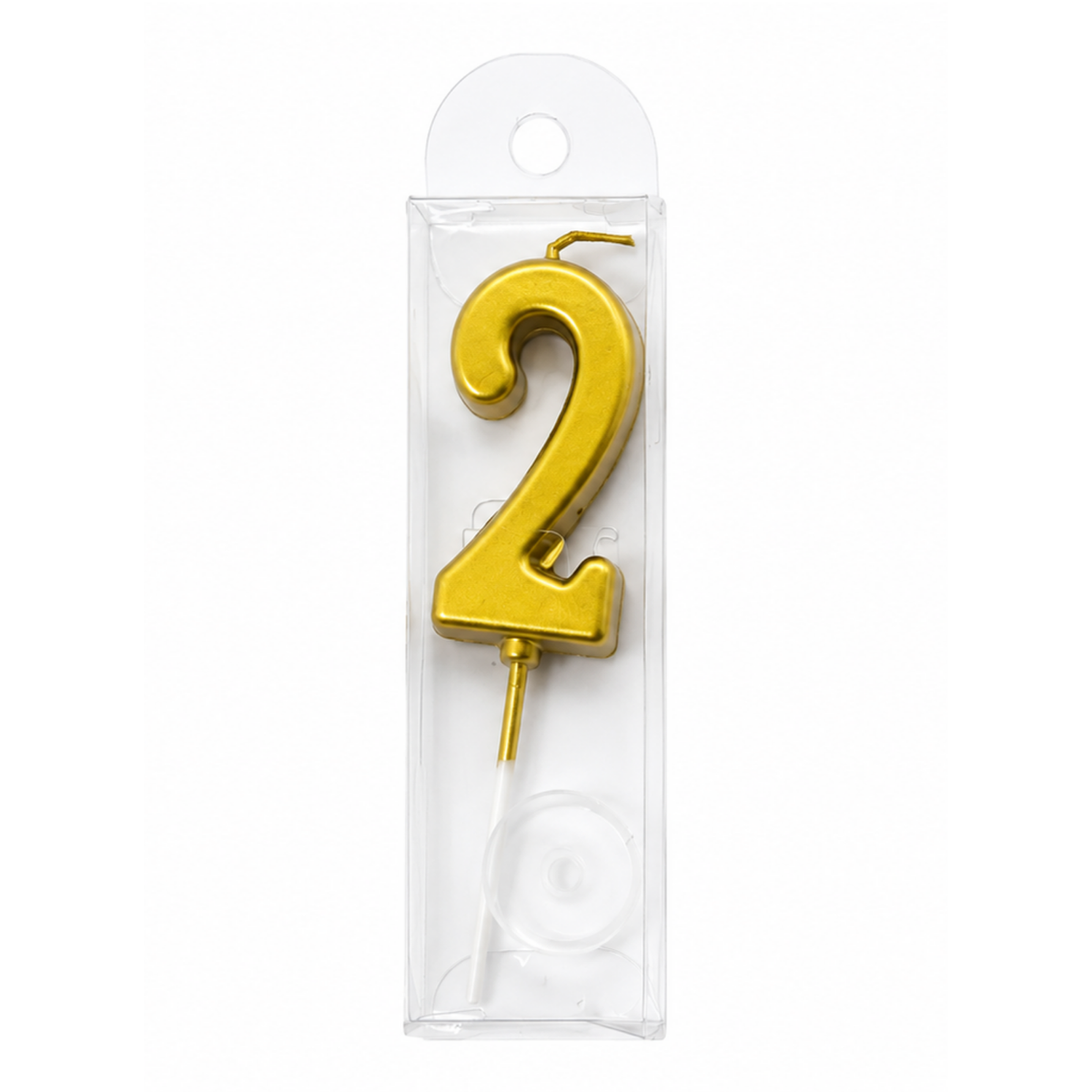 CANDLE NO.2 GOLD 1PC