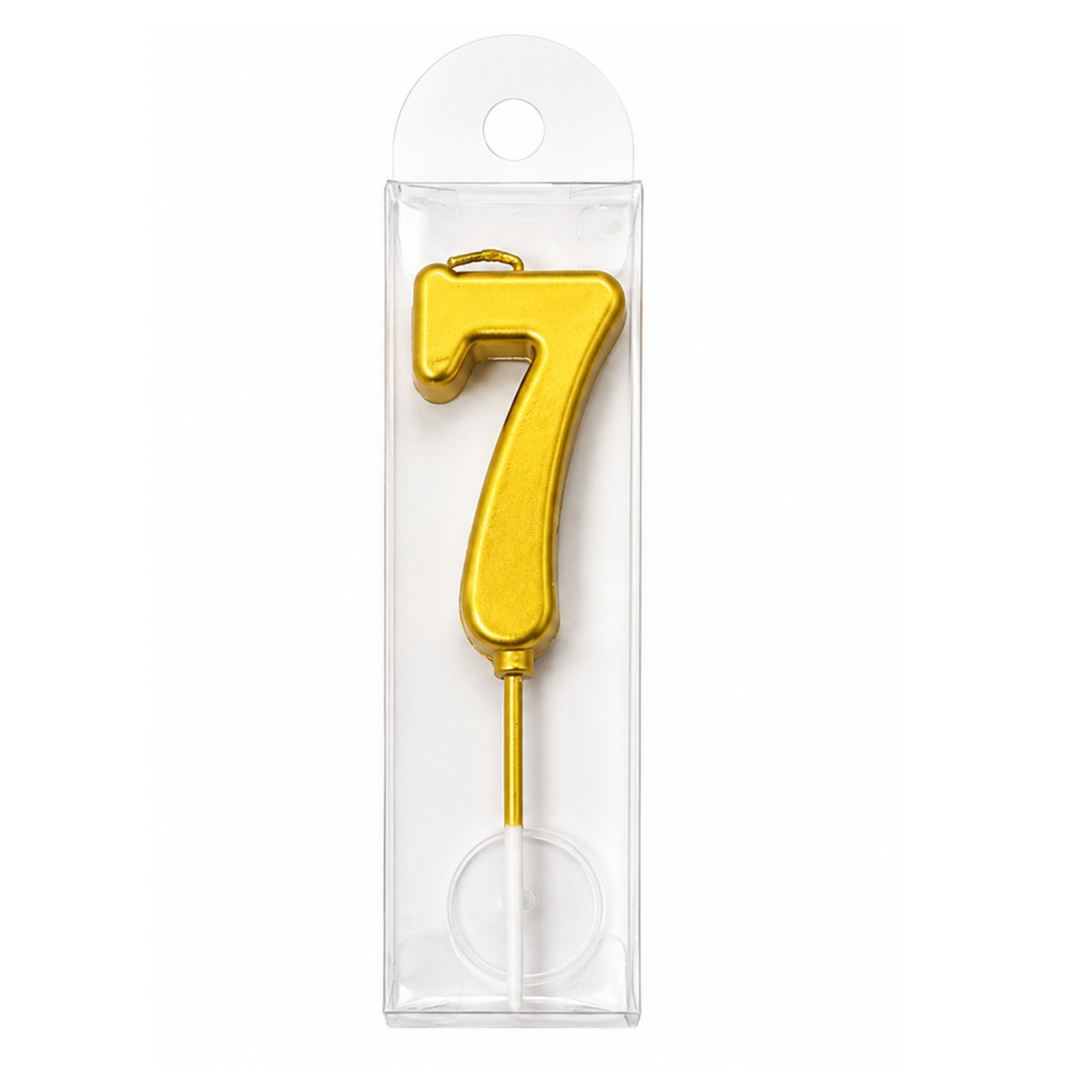 CANDLE NO.7 GOLD 1PC