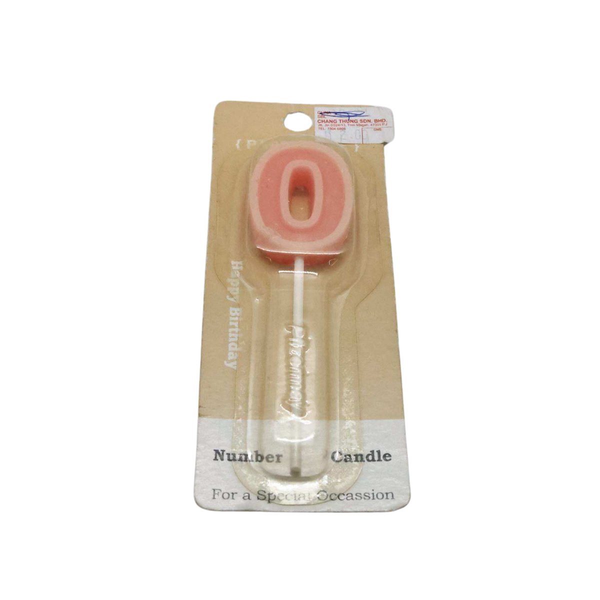 CANDLES ZERO (0) 1PC