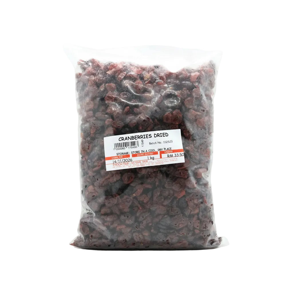 CRANBERRY DRIED 1KG