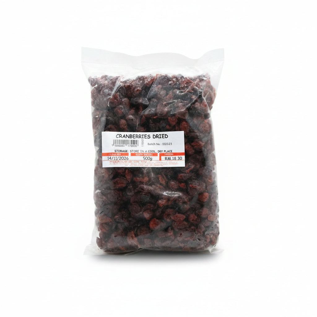 CRANBERRY DRIED 500G