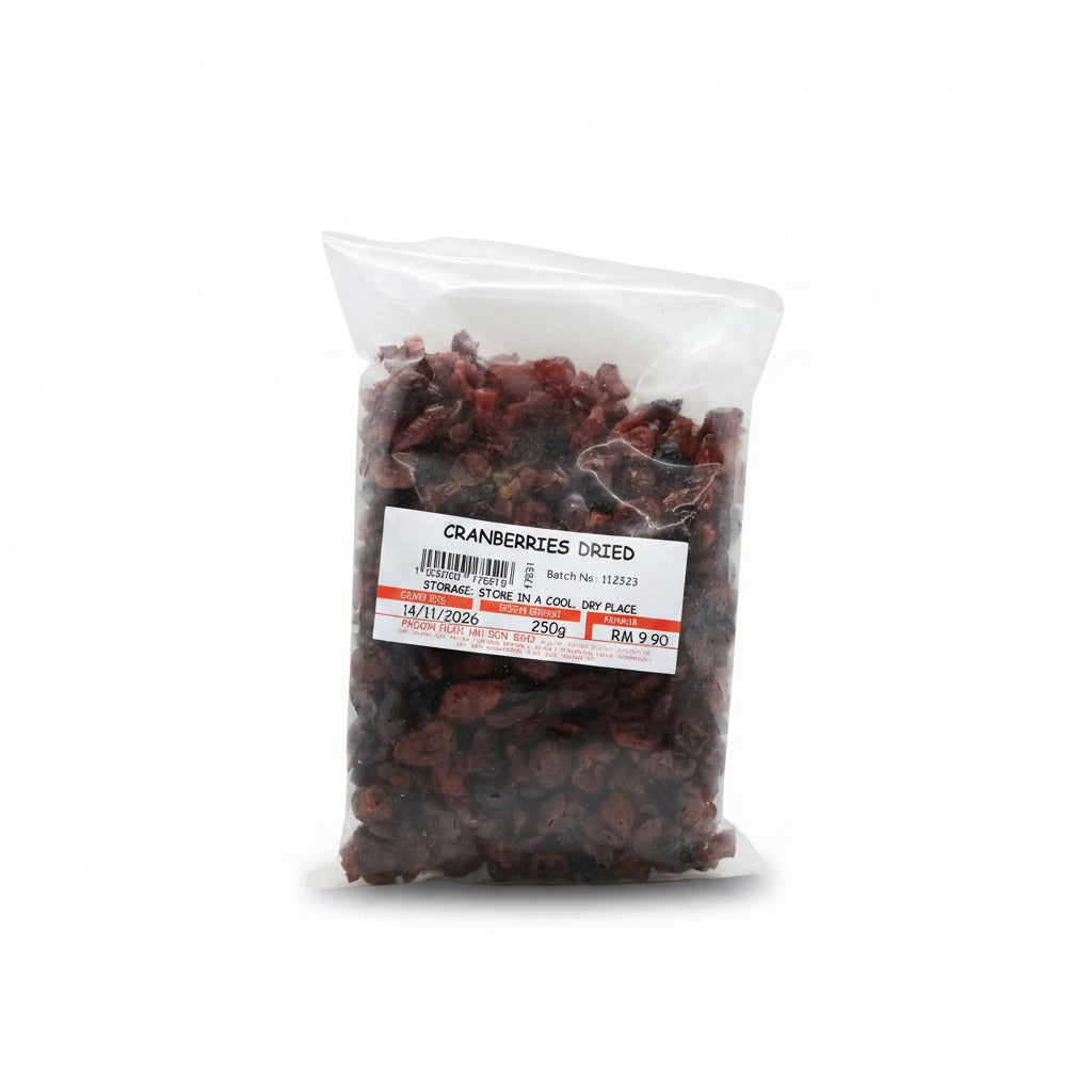 CRANBERRY DRIED 250G