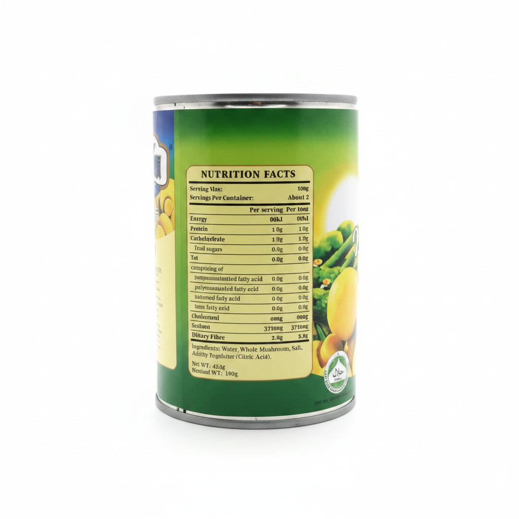 MUSHROOM WHOLE 425G