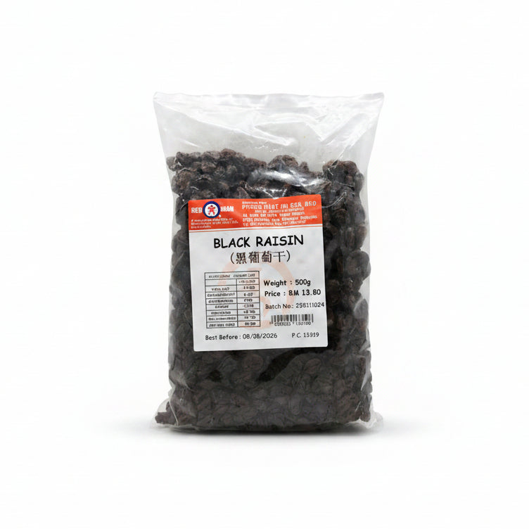BLACK RAISINS-CALIFORNIA 500G