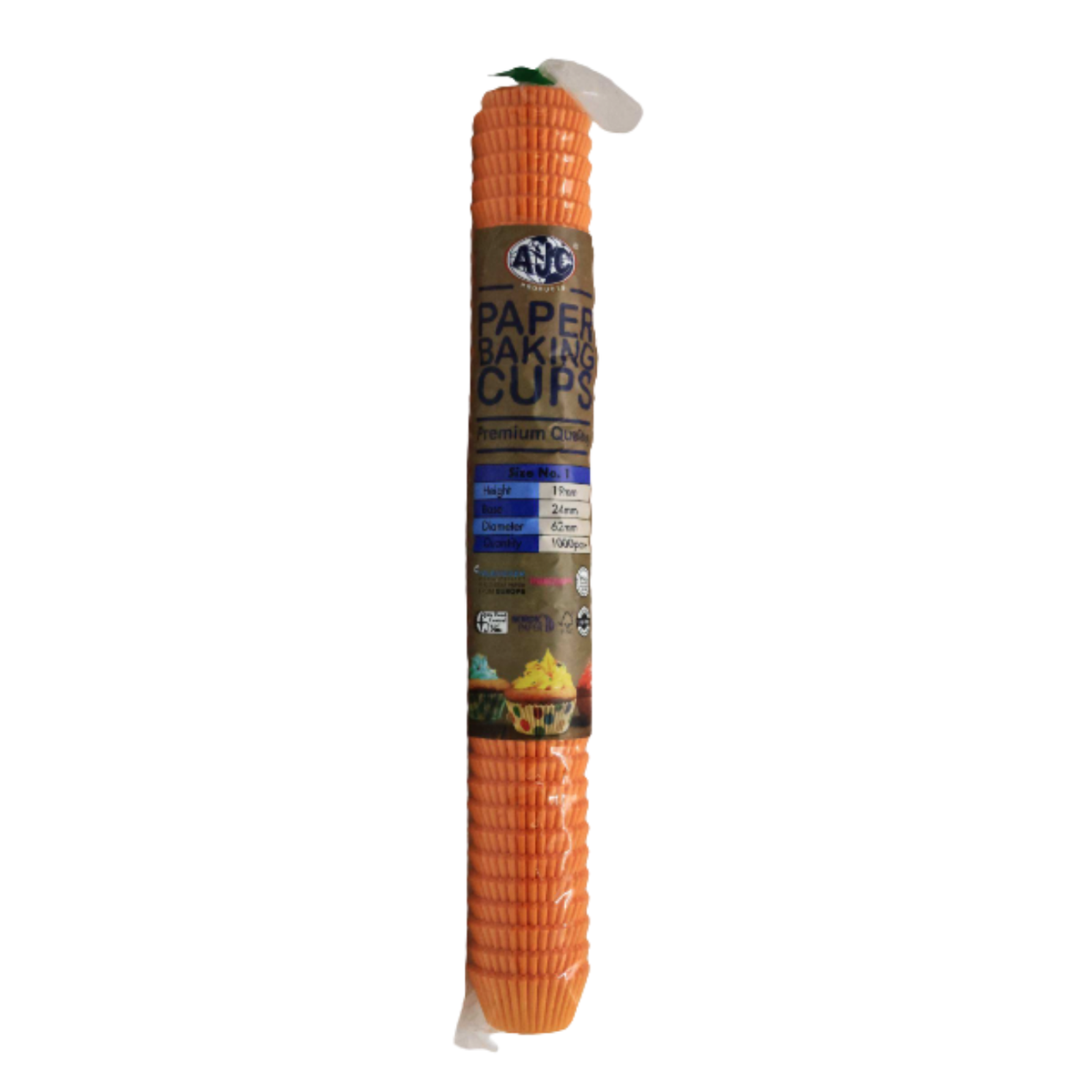 BAKING CASES NO.1 ORANGE 1000PC