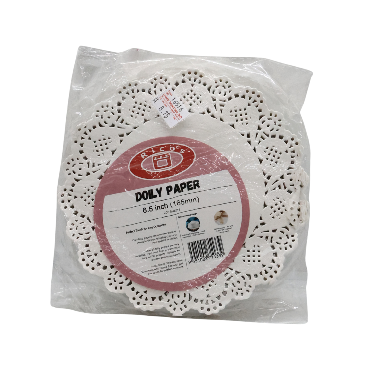 PAPER DOYLEY 6.5" 200PC