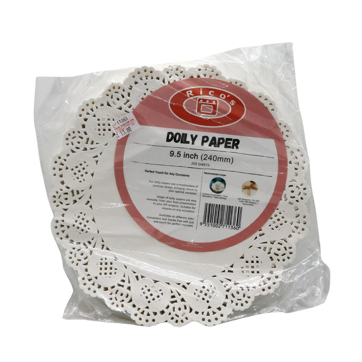 PAPER DOYLEY 9.5" 200PC