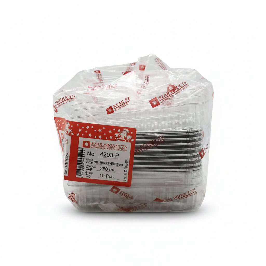 ALUMINIUM FOIL TRAY 4203P, PACK OF 10
