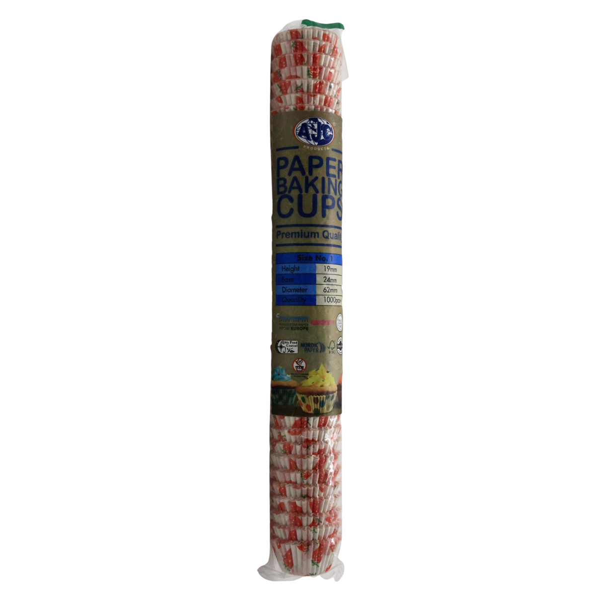 BAKING CASES STRAWBERRY NO.1 1000PCS