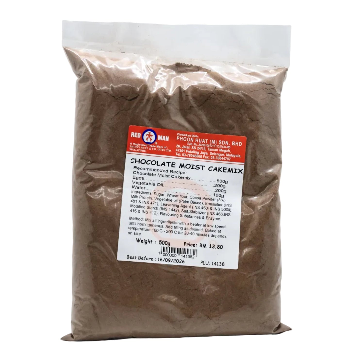 PREMIX-MOIST CHOCOLATE 15KG