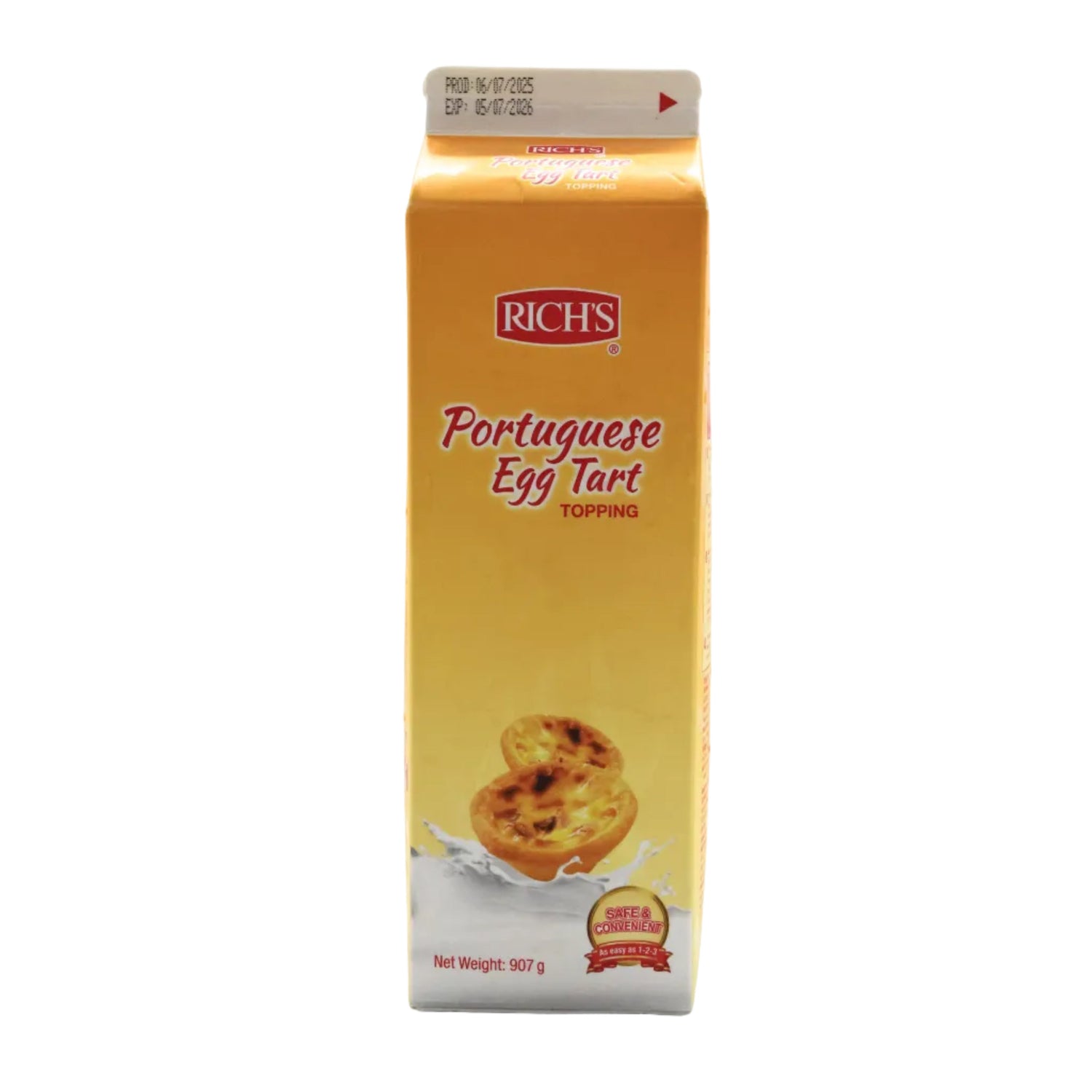 PORTUGUESE RICH EGG TART TOPPING 907G