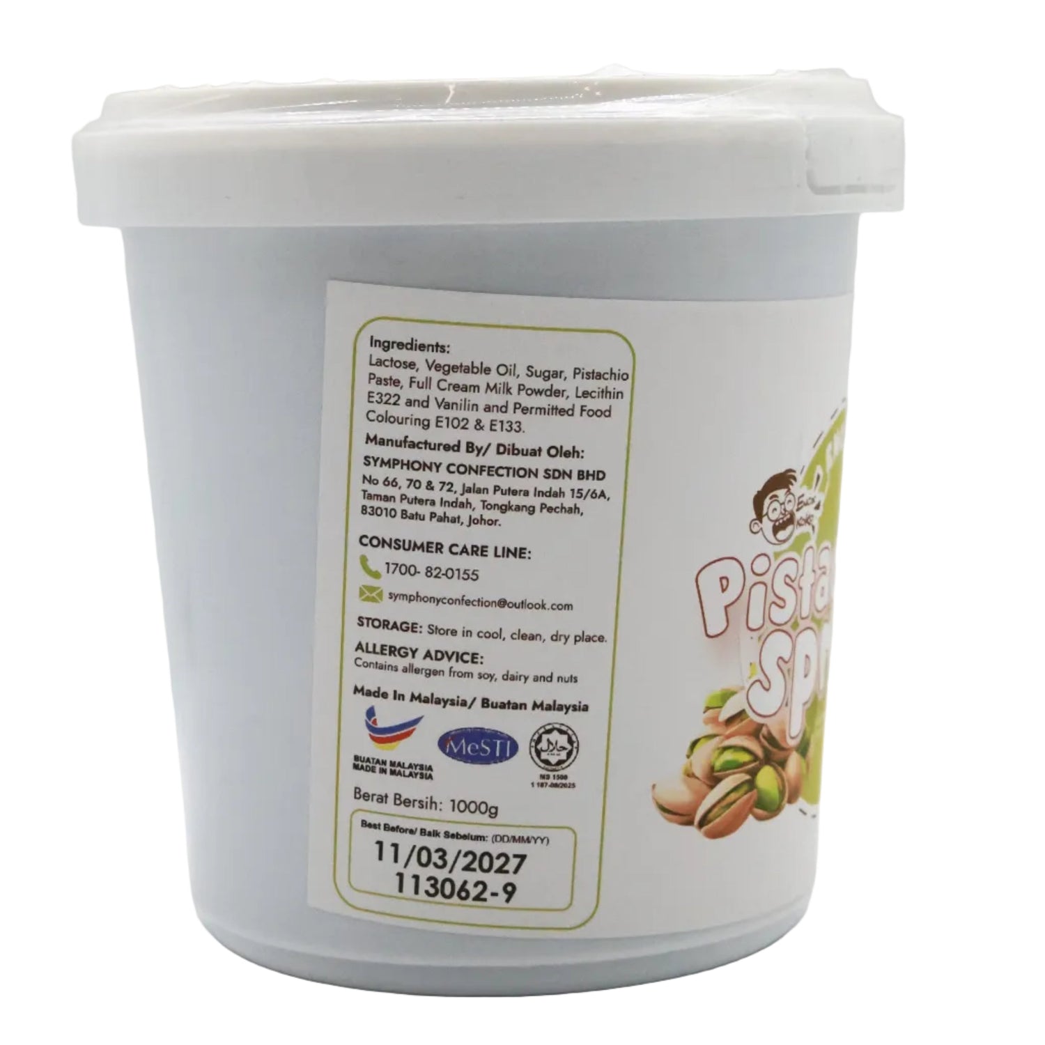 PISTACHIO SPREAD 1KG
