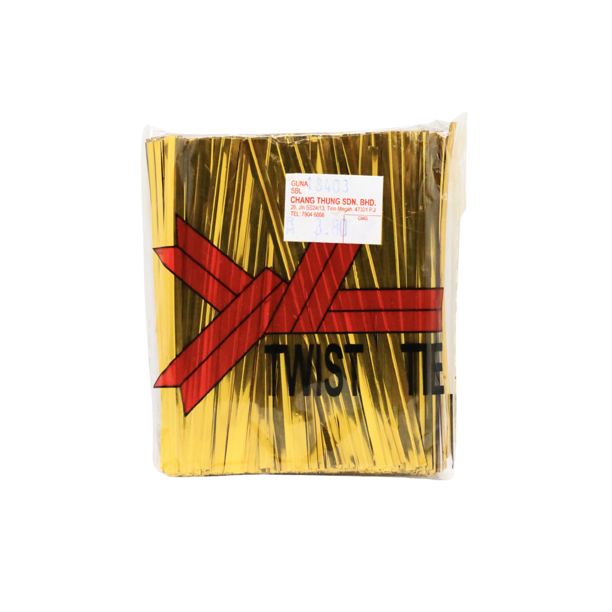 GOLD TWIST TIE PP90