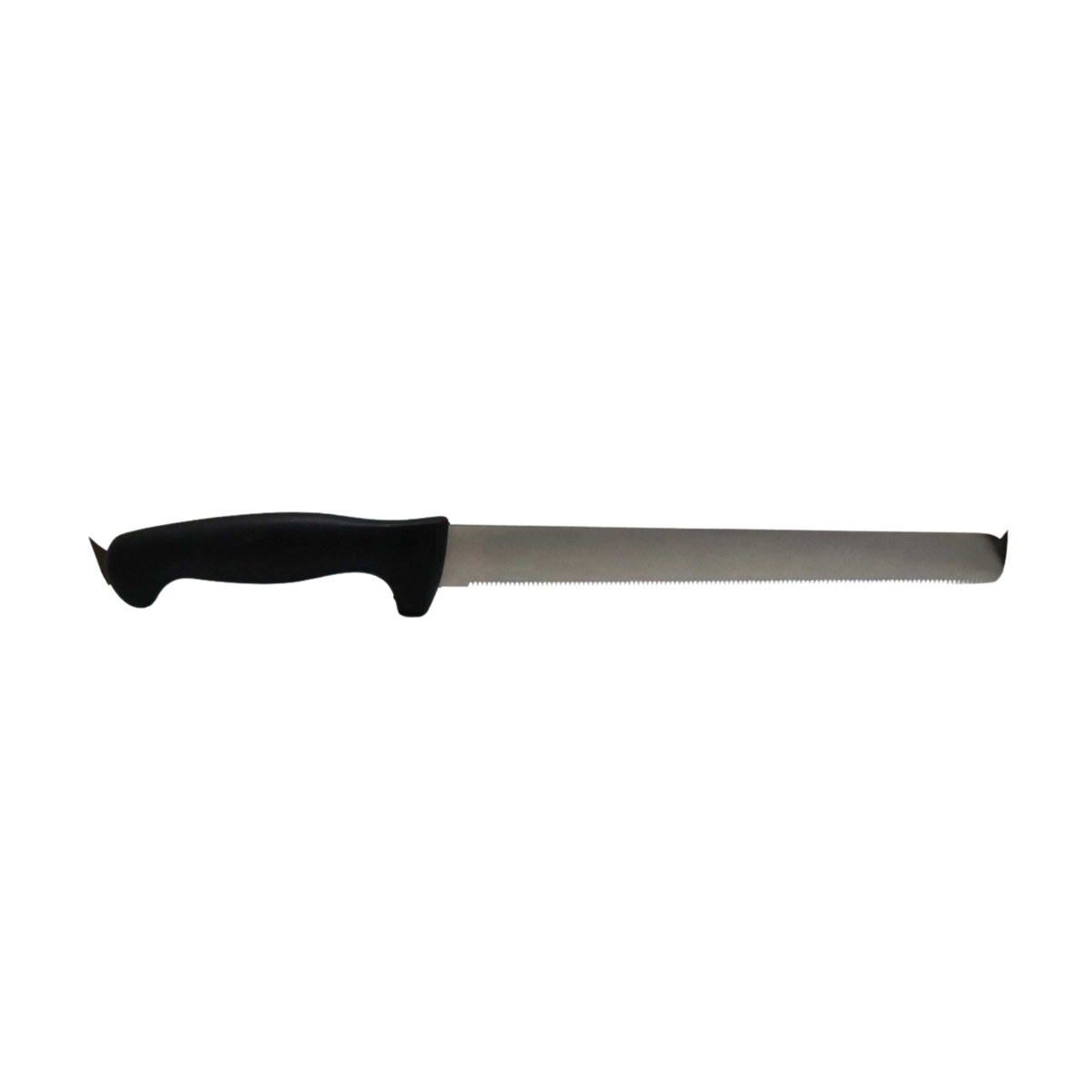 BLACK HANDLE BREAD KNIFE 10" (SAW) SS1419 1PC