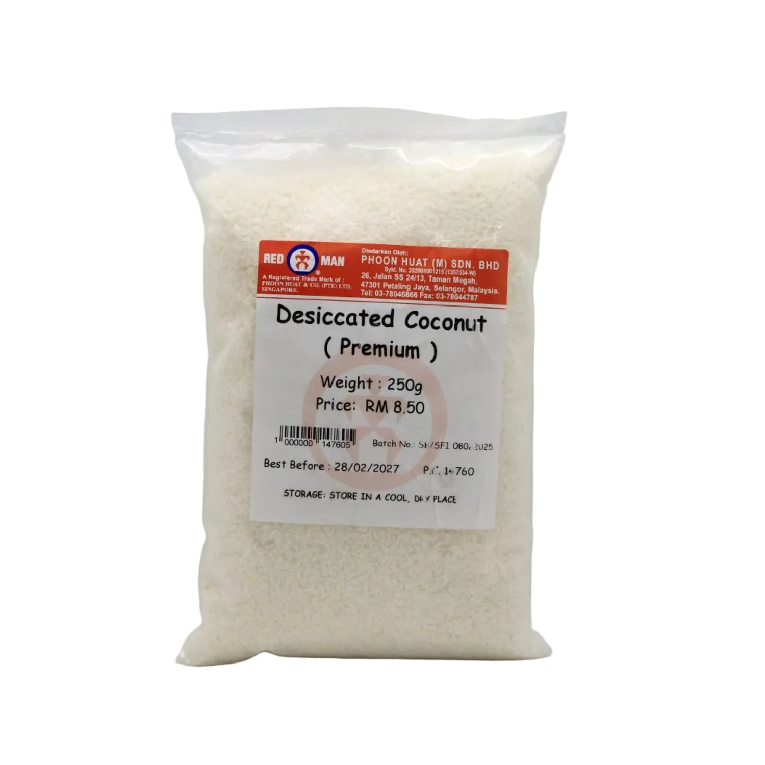 DESICCATED COCONUT-PREMIUM 250G